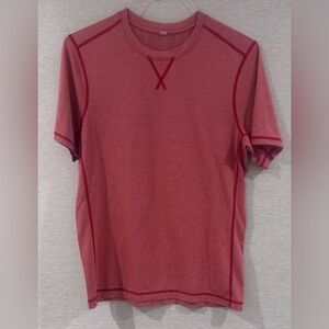 lululemon athletica Red Short Sleeve Tee
